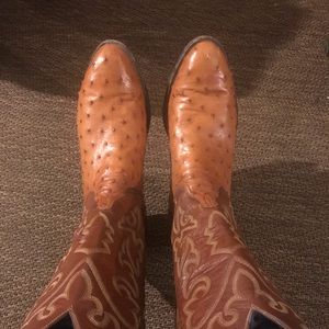 Lucchese Boot full Quill Ostrich size 10 1/2 E